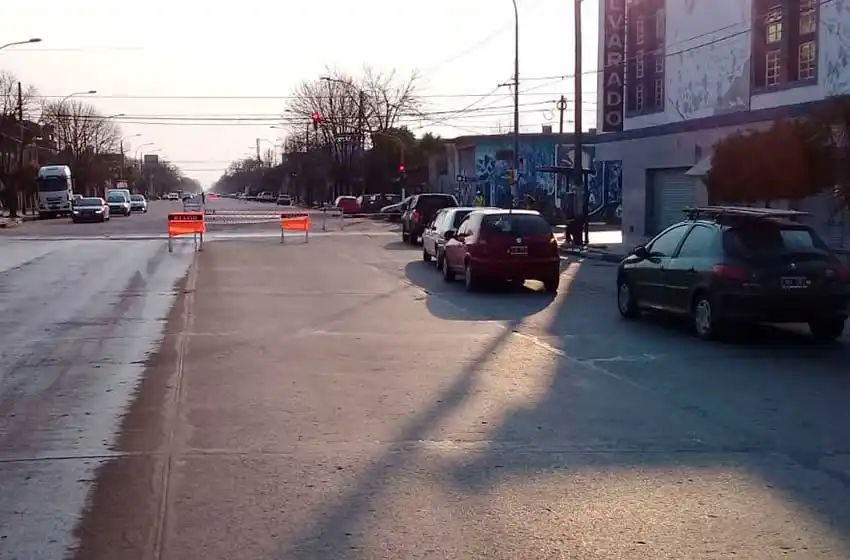Corte de calles por repavimentación