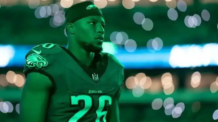 Saquon Barkley llegó esta temporada a los Eagles (Vía: X).