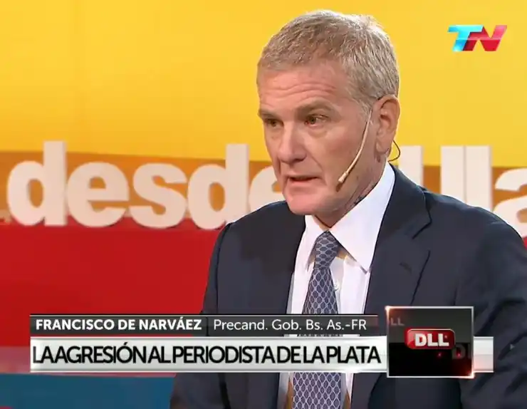 De Narváez explicó la agresión al periodista: "Perdí los estribos"