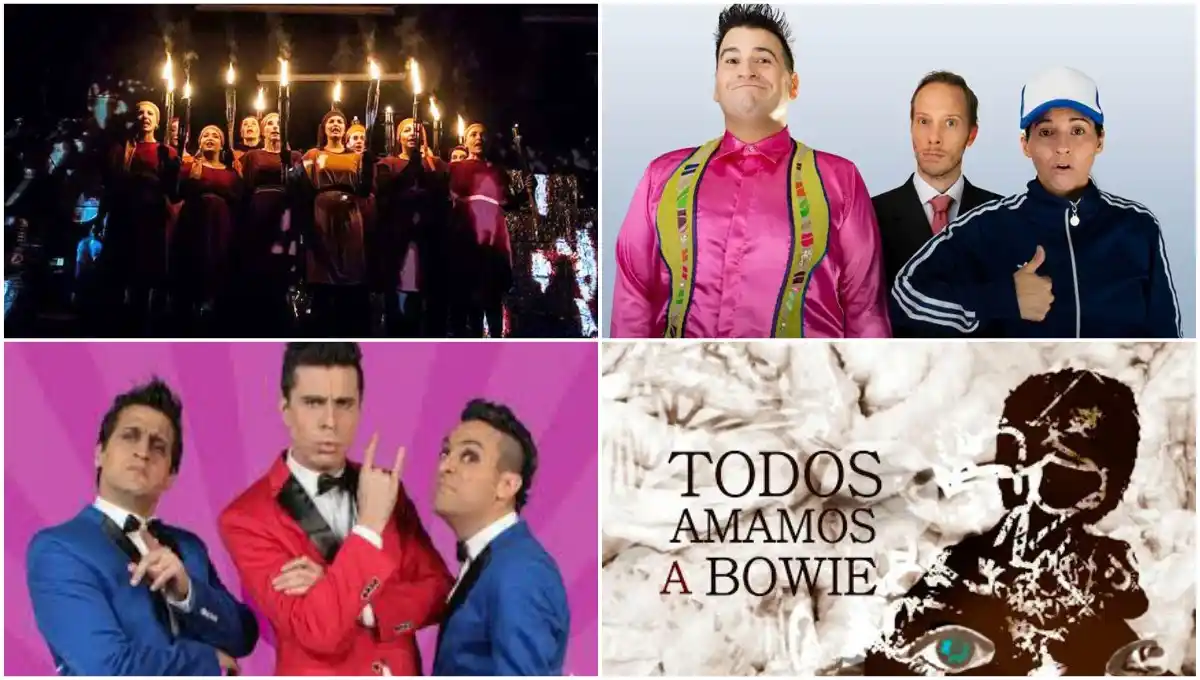 Agenda de espectáculos para este domingo