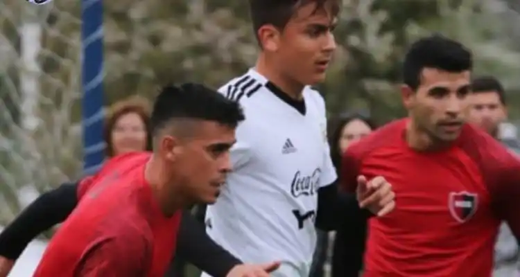 Báez  Corradi jugó contra Messi