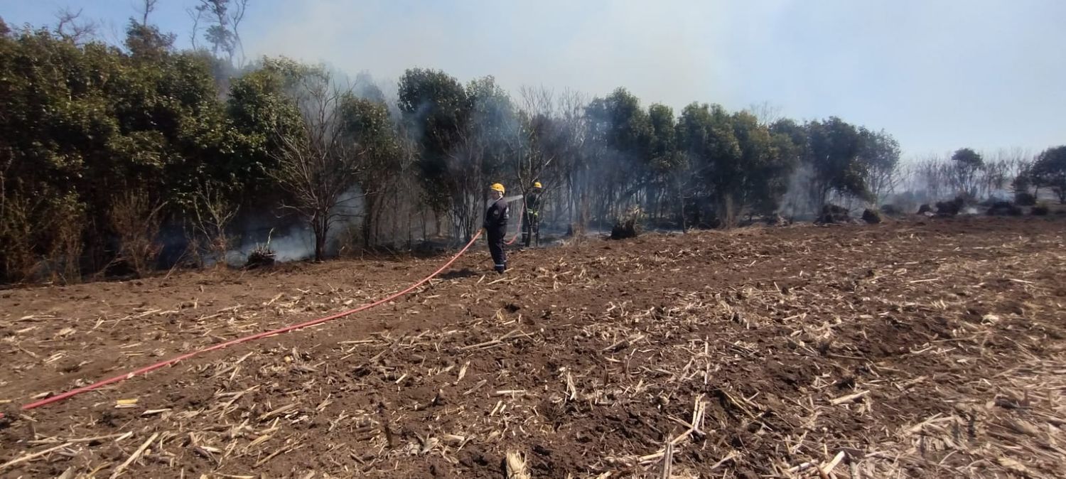 Los bomberos trabajaron arduamente para sofocar las llamas.