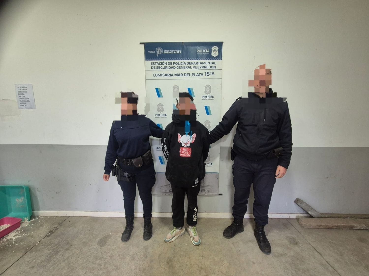 El detenido ingresó a la vivienda por el ligustrín del frente, rompió la cerradura del quincho y se llevó la bicicleta.