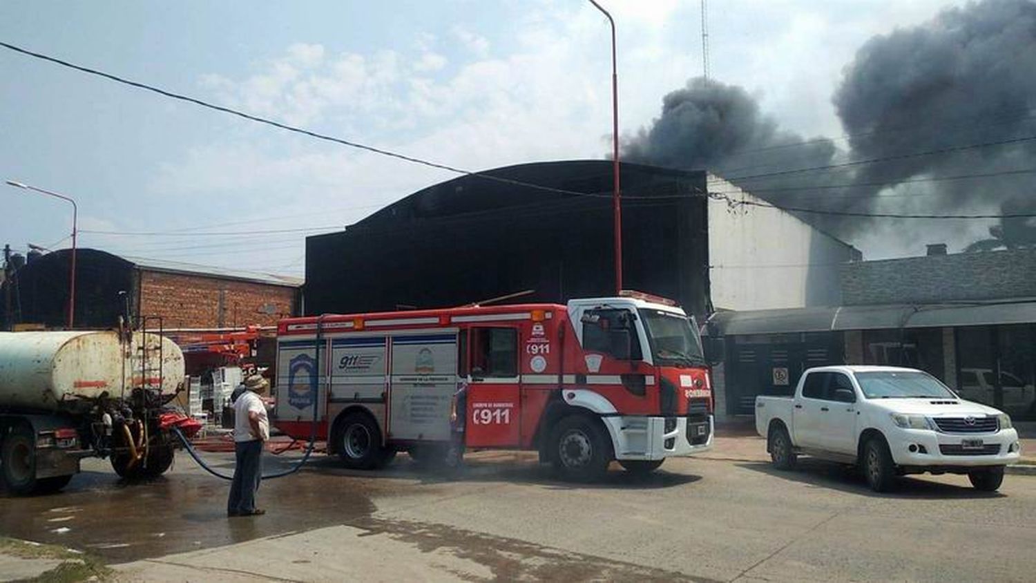 Incendio en local de eventos deja daños 
materiales cuantiosos como saldo