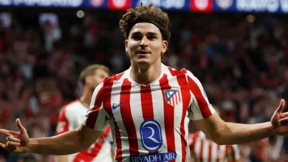 Julián Álvarez quiere guiar al Atlético Madrid hacia las semis en la Champions. Foto: redes