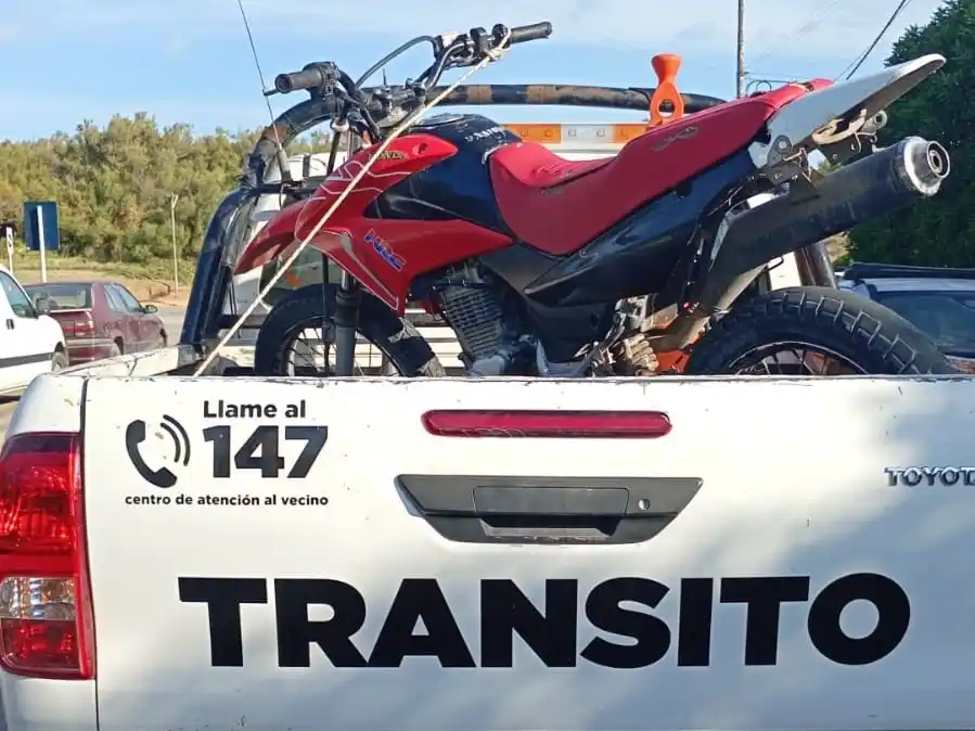 Secuestro. Del motovehiculo sustraído en Mar del Plata que circulaba en Necochea