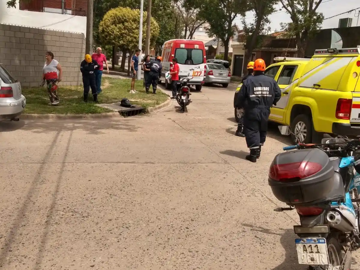 Accidente al mediodía en el cruce de 9 de Julio e Italia. Foto: BVVT
