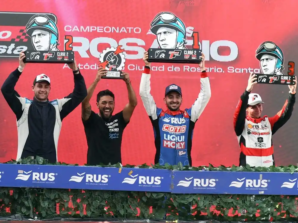 Podio para el rafaelino Fabián Mainero en la Clase 2.