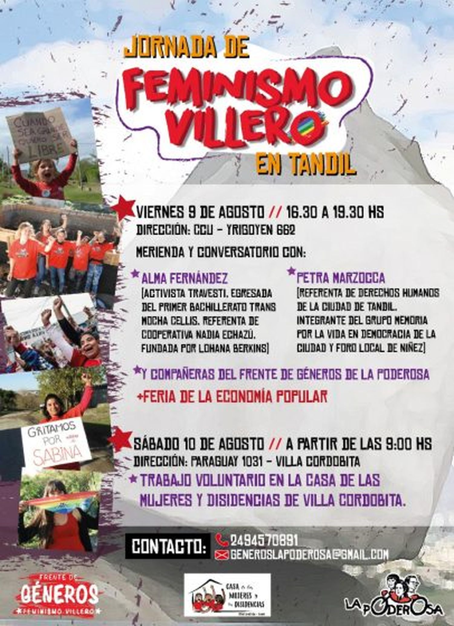 Se realizará este viernes y sábado una jornada sobre feminismo villero