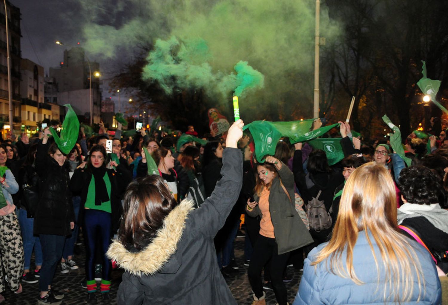 La octava presentación del proyecto por el aborto legal llevó a una verdadera “marea verde” a la calle