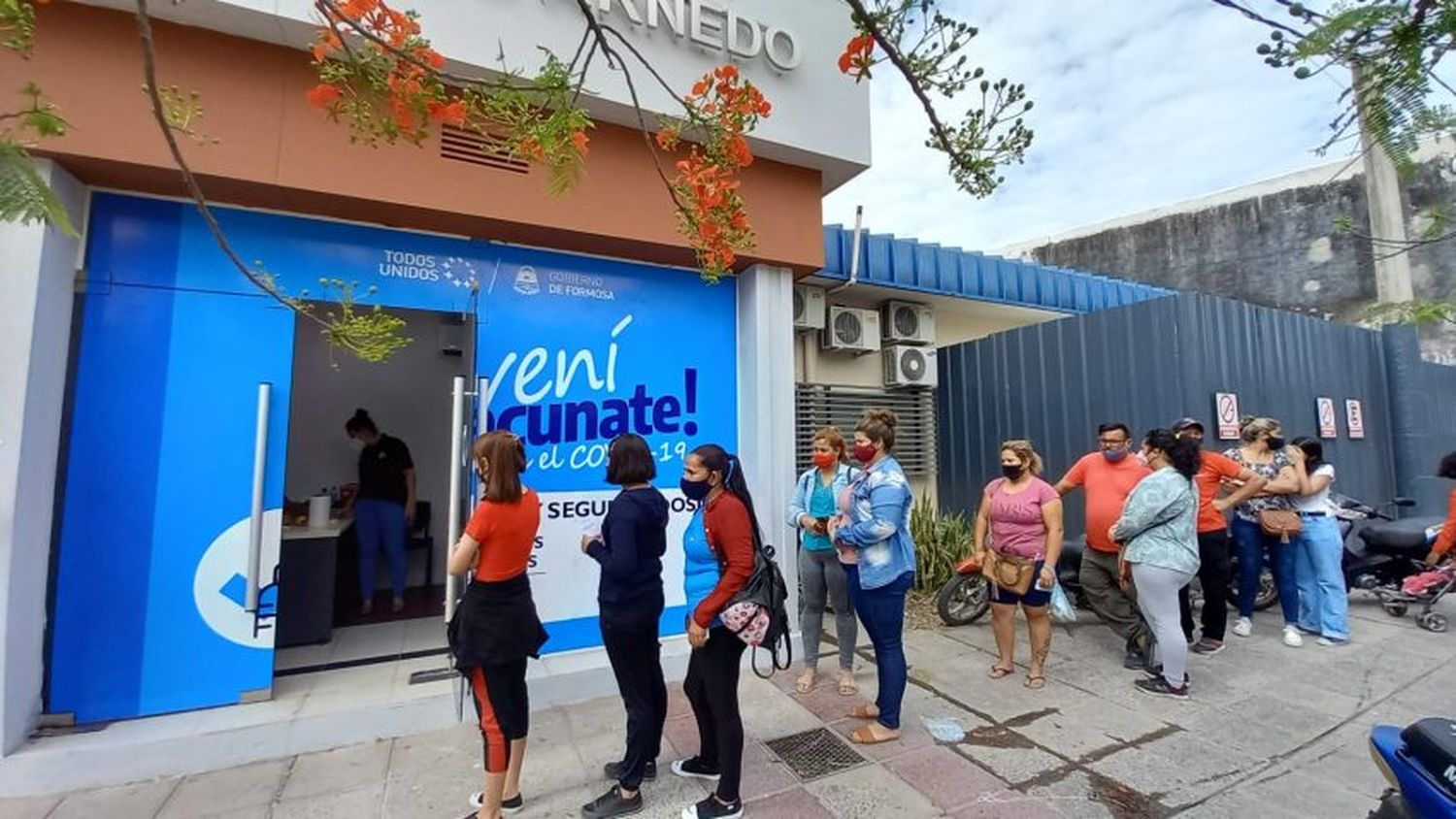 Comenzó a funcionar el vacunatorio fijo en el Hospital Arnedo de Clorinda