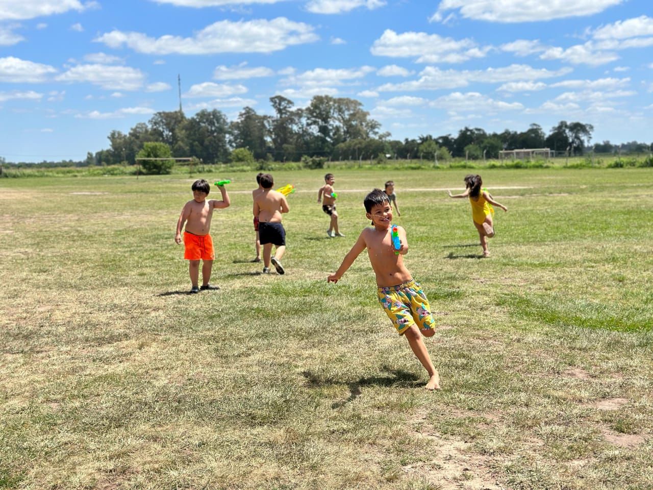 Los chicos se divirtieron a pleno en el cierre de la colonia.