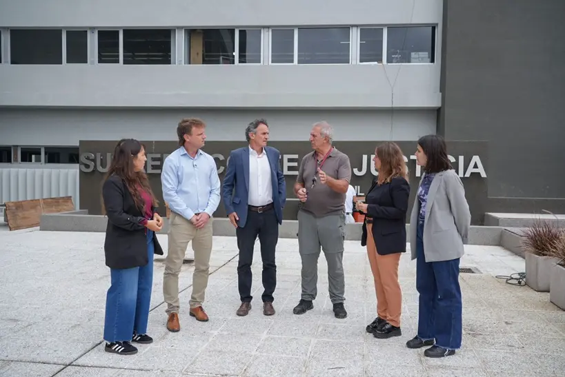 Katopodis en Olavarría: recorrió obras para la ciudad