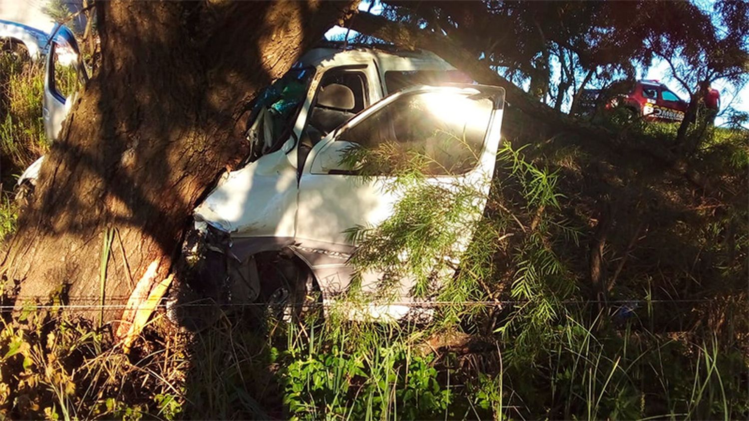 Fuerte accidente con dos heridos graves