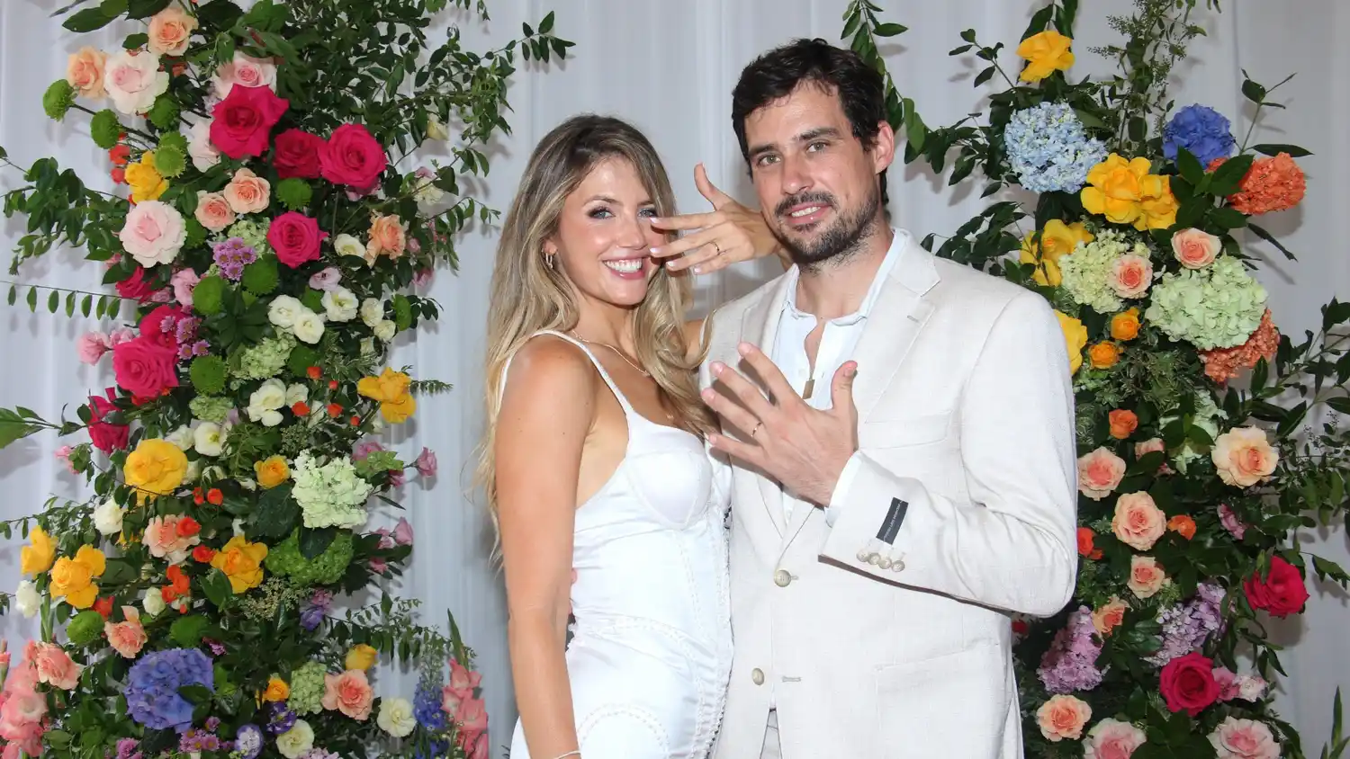 Stephanie Demner y Guido Pella le pusieron un broche de oro a su amor