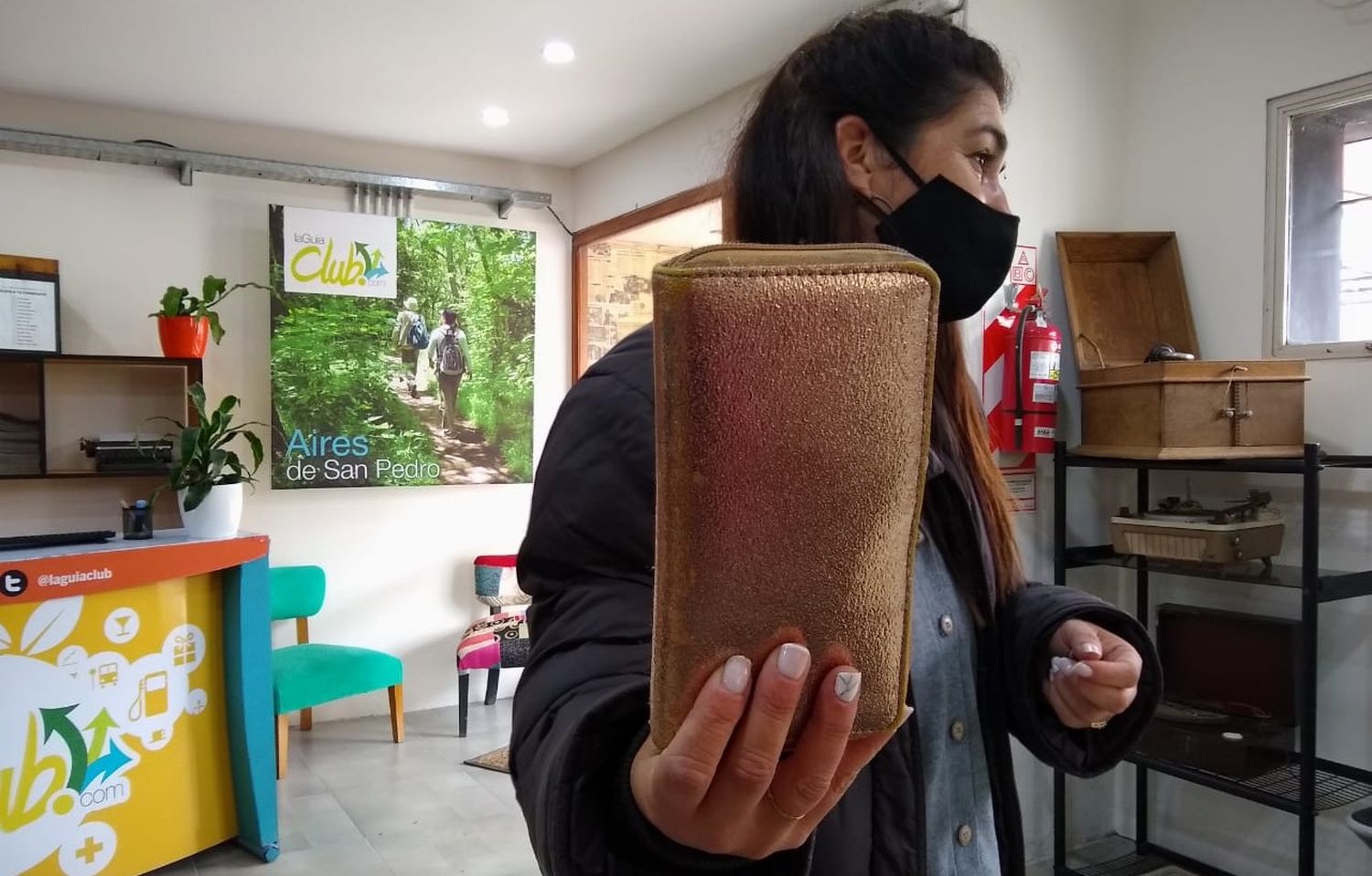 Vivana Miño recuperó su billetera y documentación y agradece al prefecto Horacio Alegre