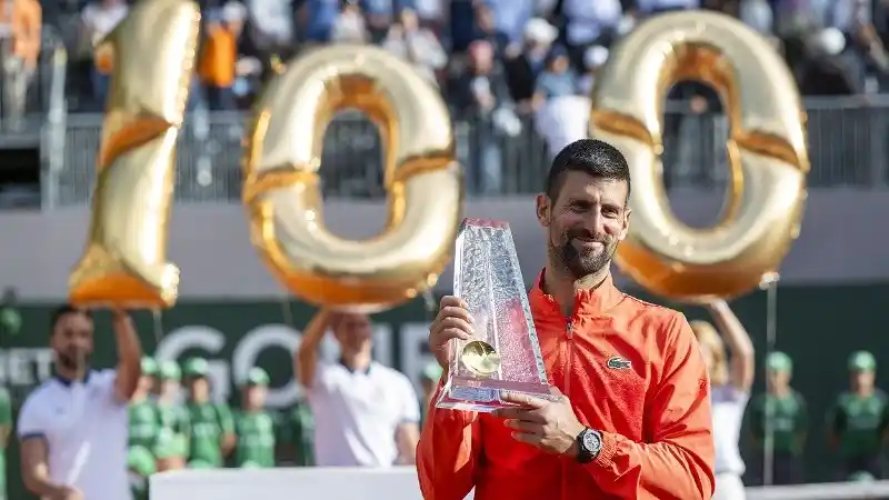 Histórico: el serbio Novak Djokovic alcanzó los 100 títulos en su carrera