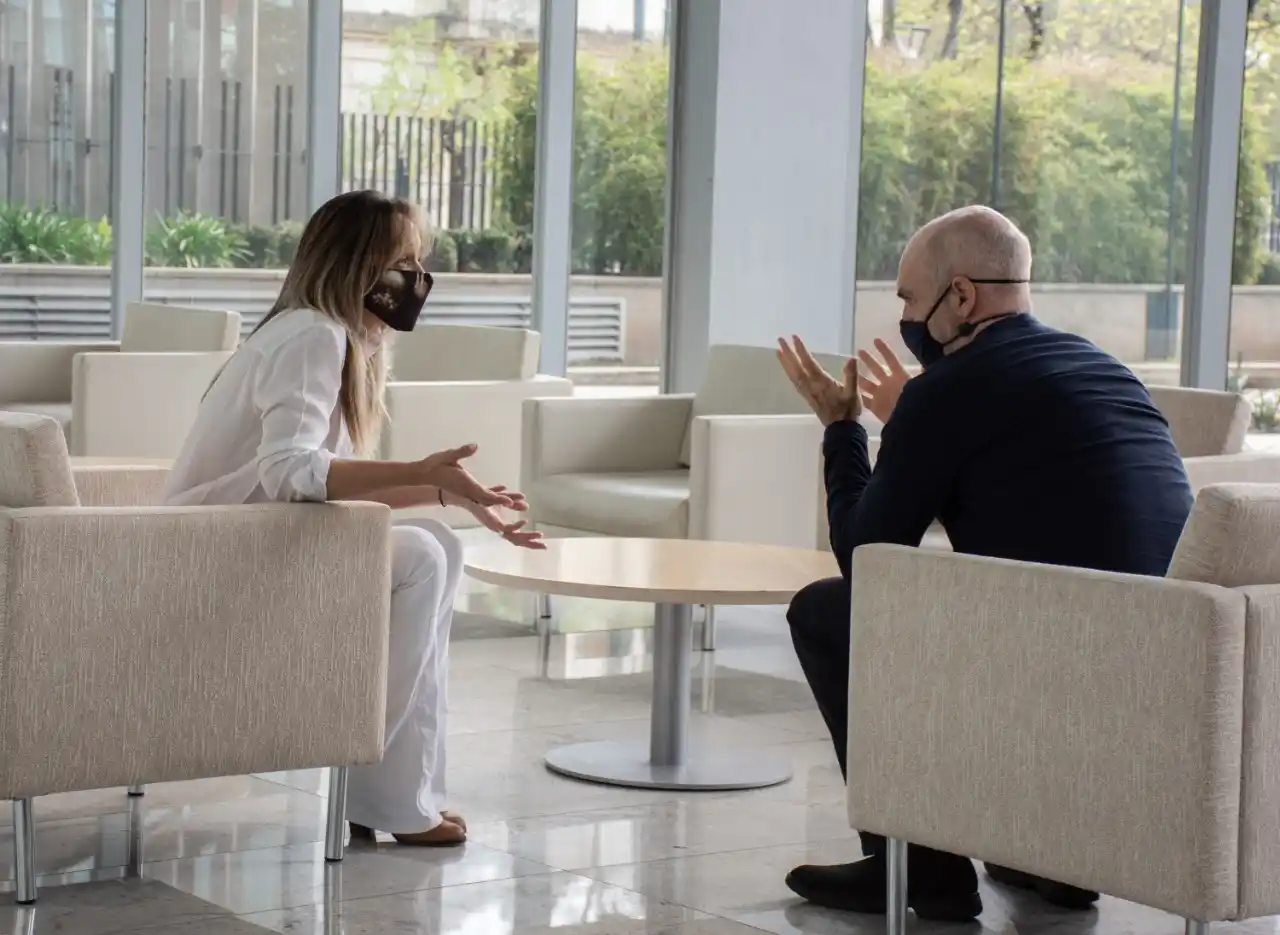 Malena Galmarini y  Rodríguez Larreta inician planificación conjunta de obras de infraestructura cloacal y red de agua