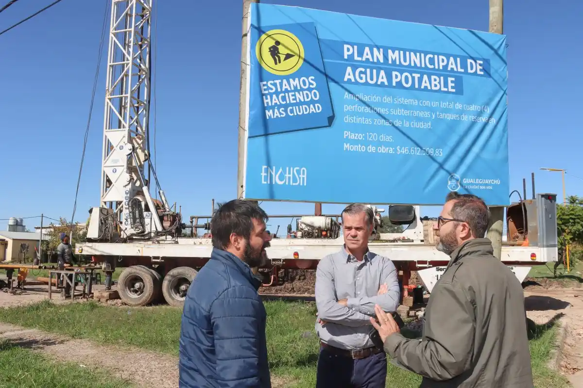 "Recuperamos pozos de agua y se hicieron obras dentro de la planta potabilizadora"