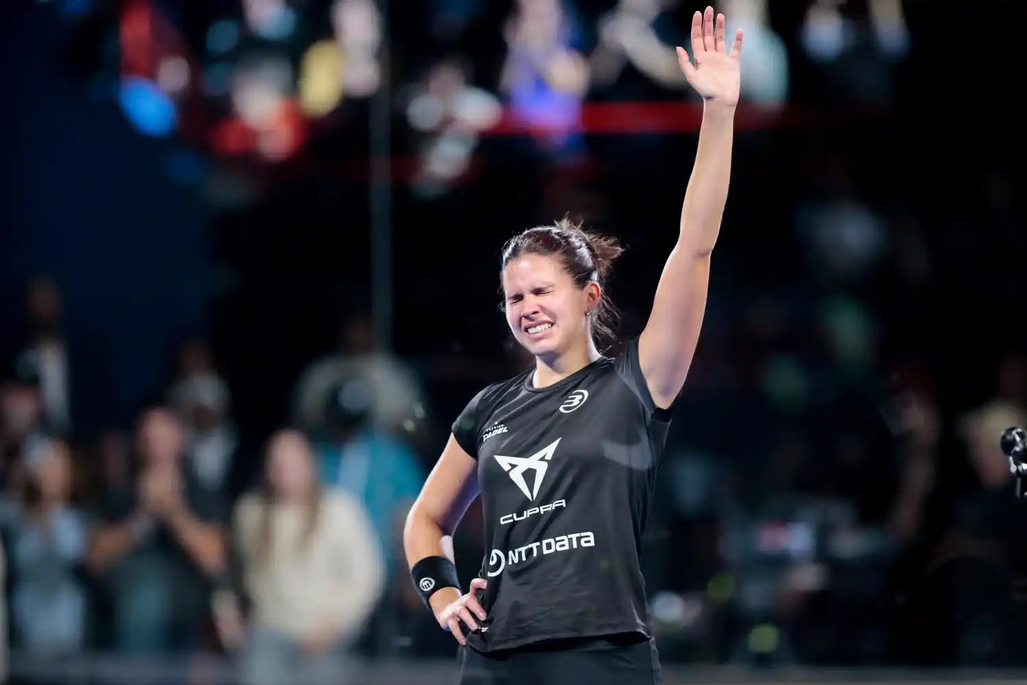 La emoción de Delfina Brea luego de pasar a la final.