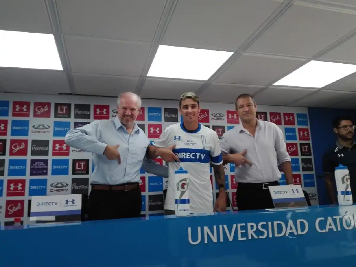 Zampedri fue presentado en Universidad Católica 