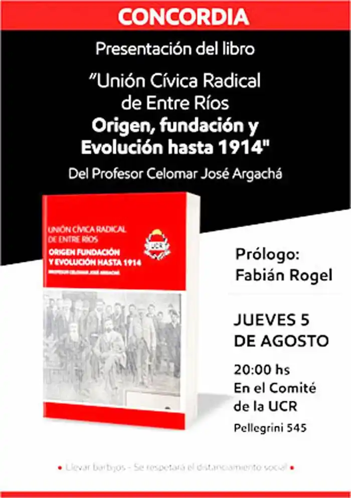Presentación del libro sobre  Historia de la UCR en Entre Ríos  