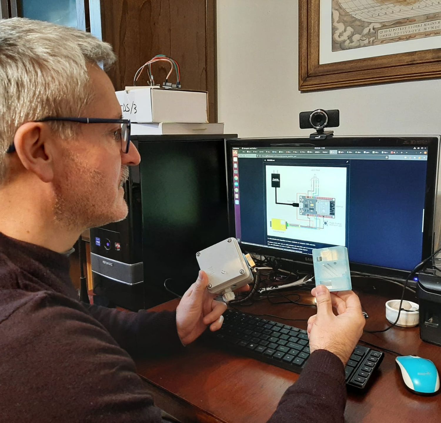 Investigadores de Exactas inventaron un medidor de dióxido de carbono con un diseño económico y simple