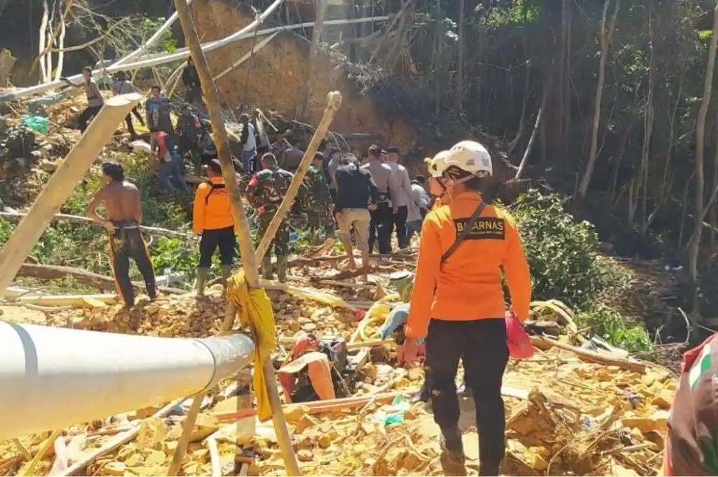 Indonesia: al menos siete muertos y una docena de desaparecidos por deslizamiento de tierras en una mina ilegal 