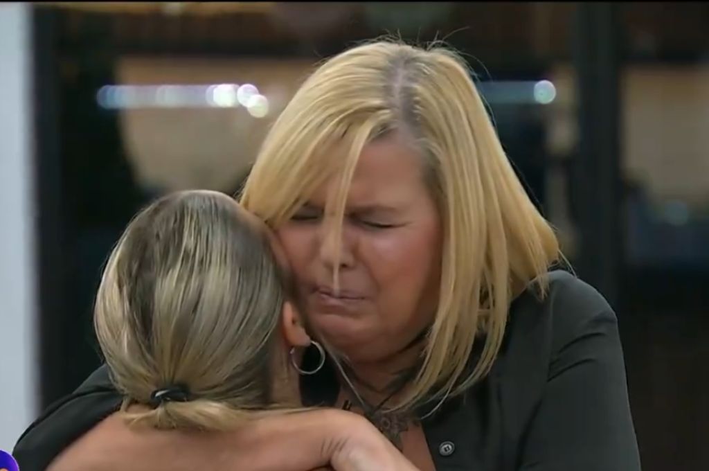 La emoción de Virginia y Delfina
