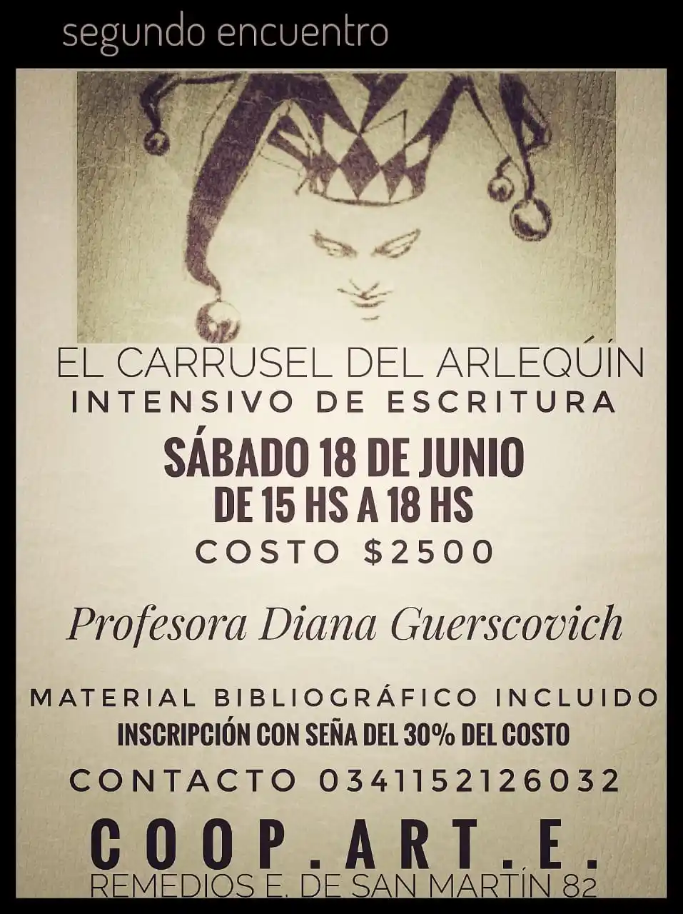 Se viene el segundo encuentro de “El carrusel del arlequín”