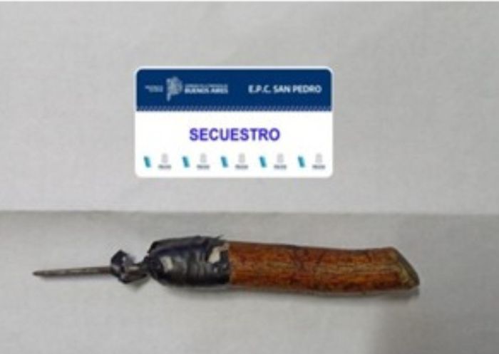 arma blanca secuestrada