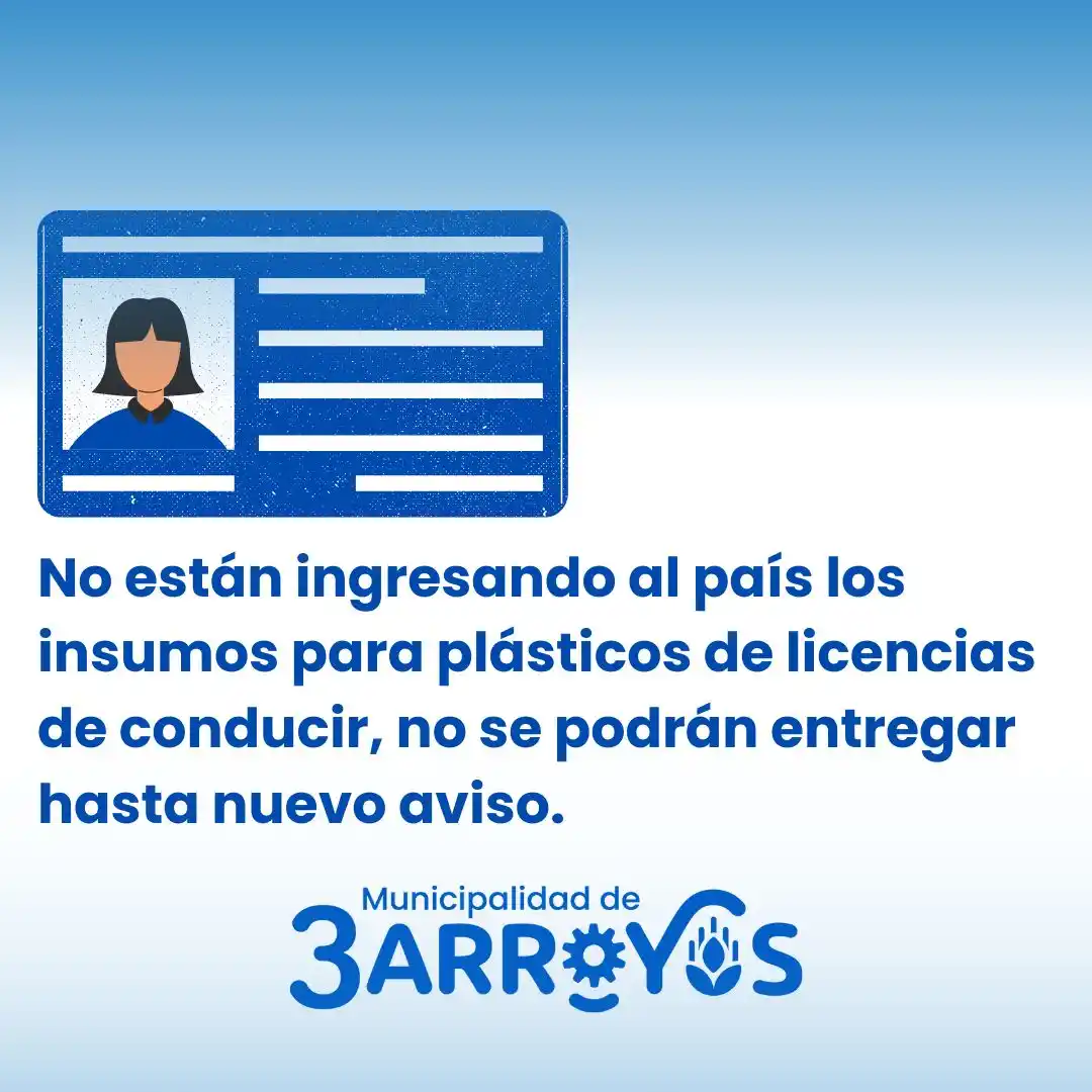 Sigue suspendida la entrega física de licencias de conducir