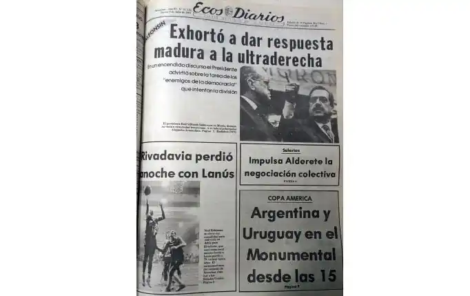 Jueves 9 de julio de 1987