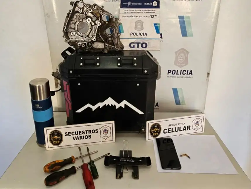 Un allanamiento realizado en una vivienda de Diagonal Urrutia al 2100, permitió el secuestro de distintos objetos.