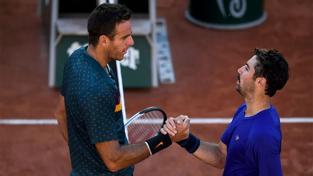 Del Potro pasó a los octavos de final en Roland Garros
