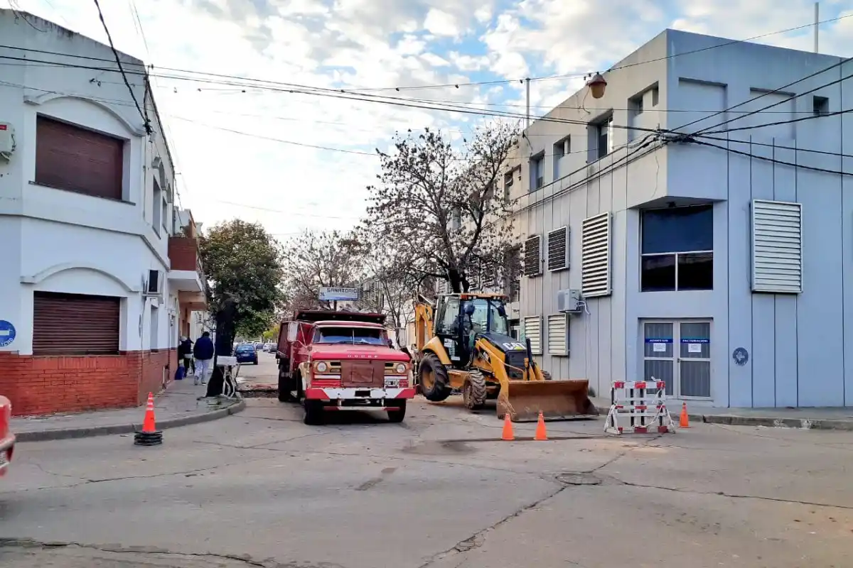 Nuevo corte en calles céntricas de la ciudad por el arreglo de baches