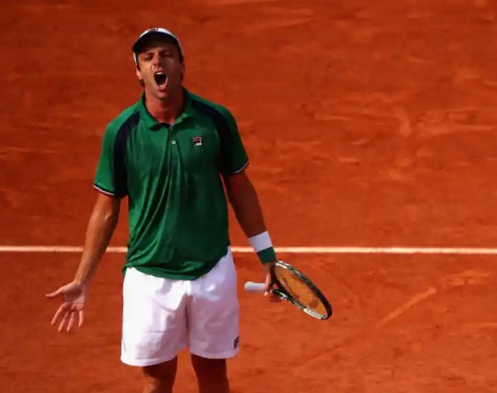 Zeballos afuera del singles en Lyon