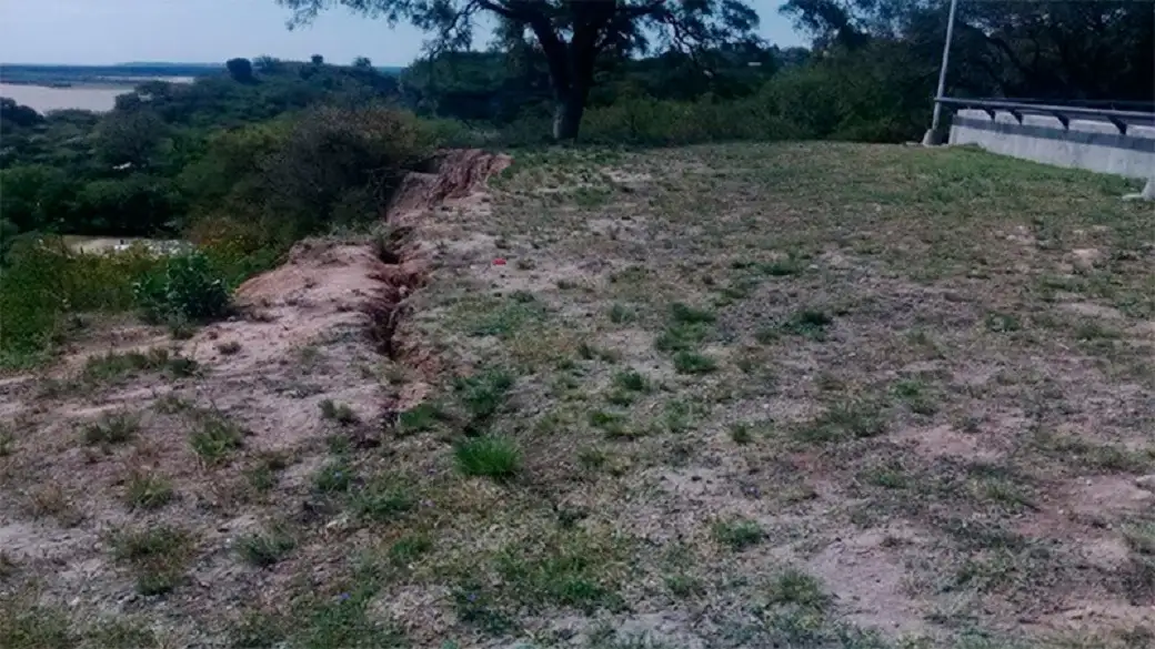 Los efectos del movimiento de barrancas afectaron al sitio histórico de Punta Gorda y también al Puerto Viejo