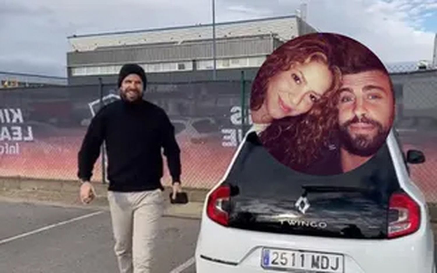 Piqué vs. Shakira: eligió un Twingo para ir al partido de la Kings League