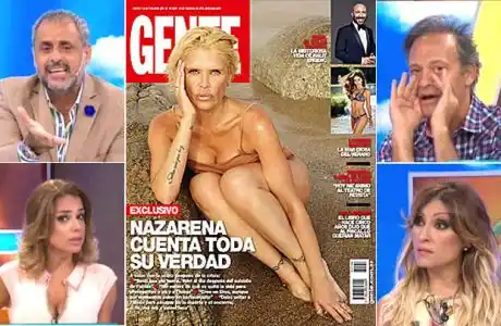 Las ironías de Rial cuando vio que Nazarena Vélez rompió el silencio en Gente
