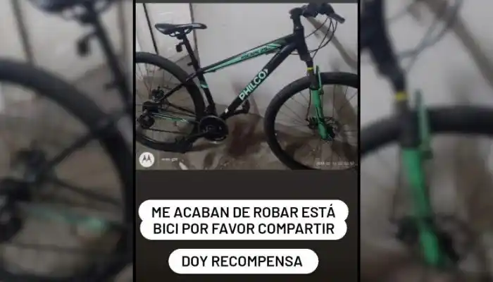 Bicicleta robada