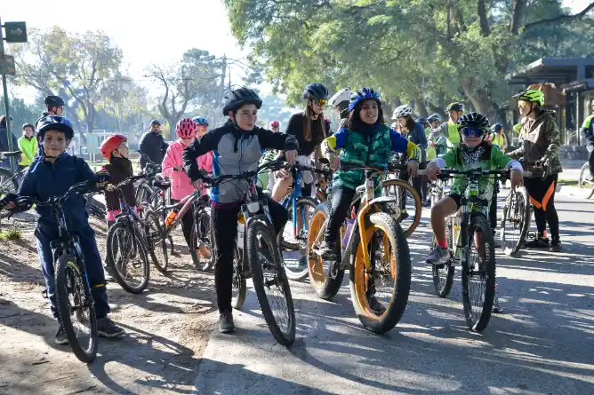 Gran convocatoria tuvo la bicicleteada en el cierre de la semana del Ambiente en Chascomús