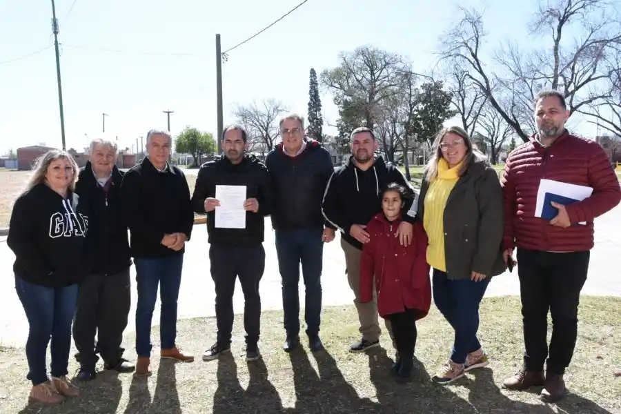El barrio Martín Fierro cuenta con un nuevo espacio para actividades deportivas