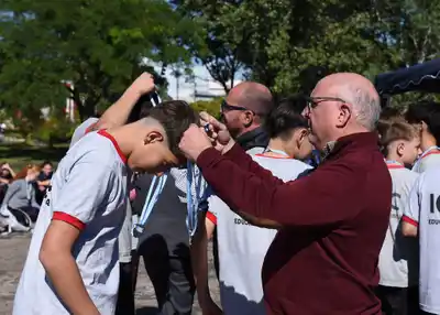 Se realizó la ‘Maratón de las Escuelas’ en el 136º Aniversario de Crespo