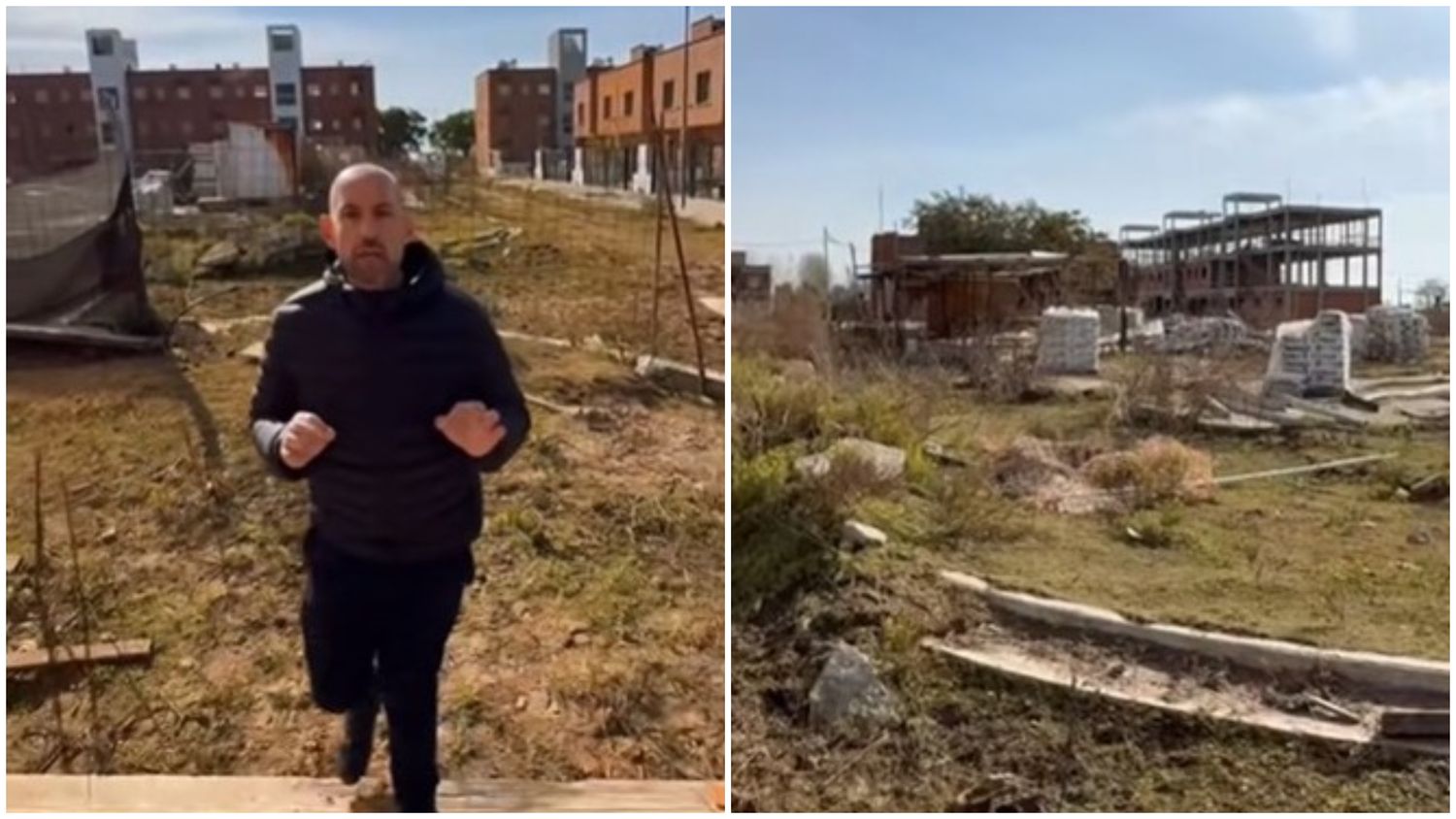 Sanzio mostró el abandono del PROCREAR en Baradero y presentó una ordenanza para recuperar las tierras