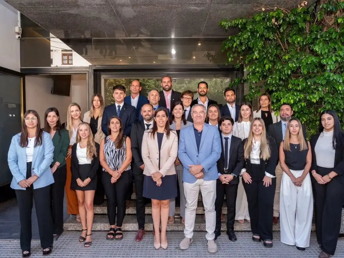 Los nuevos matriculados del Colegio de Abogados.