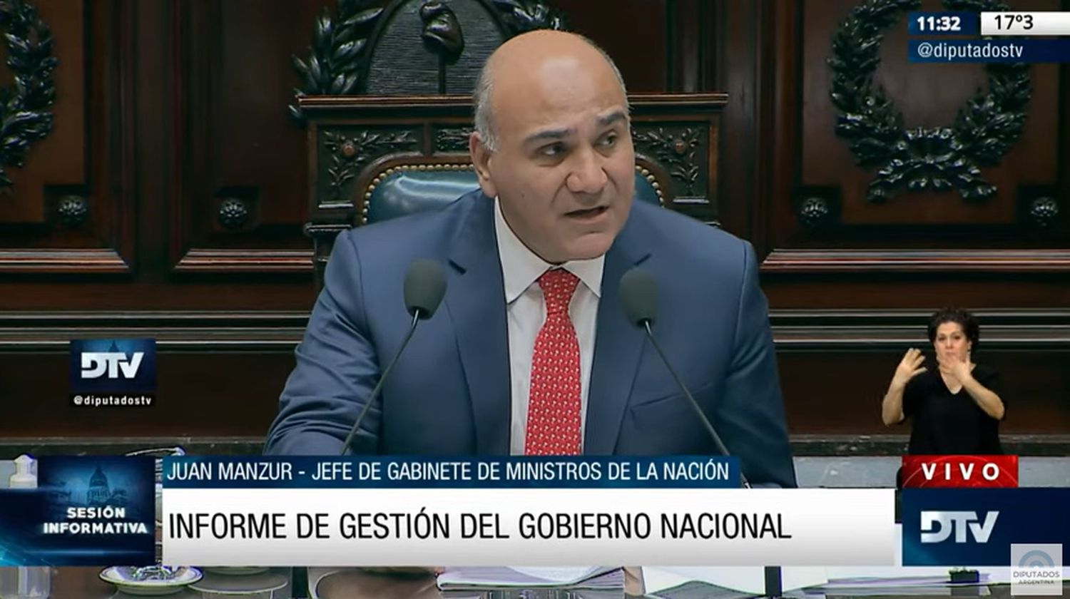 Manzur en Diputados: “Sin paz social no puede haber estabilidad macroeconómica”