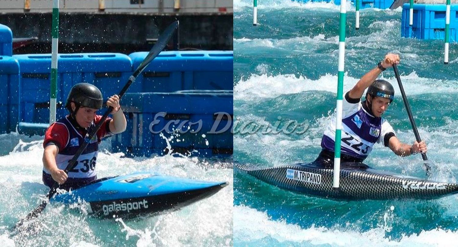Los campeones panamericanos. Nerea Castiglione y Manuel Trípano