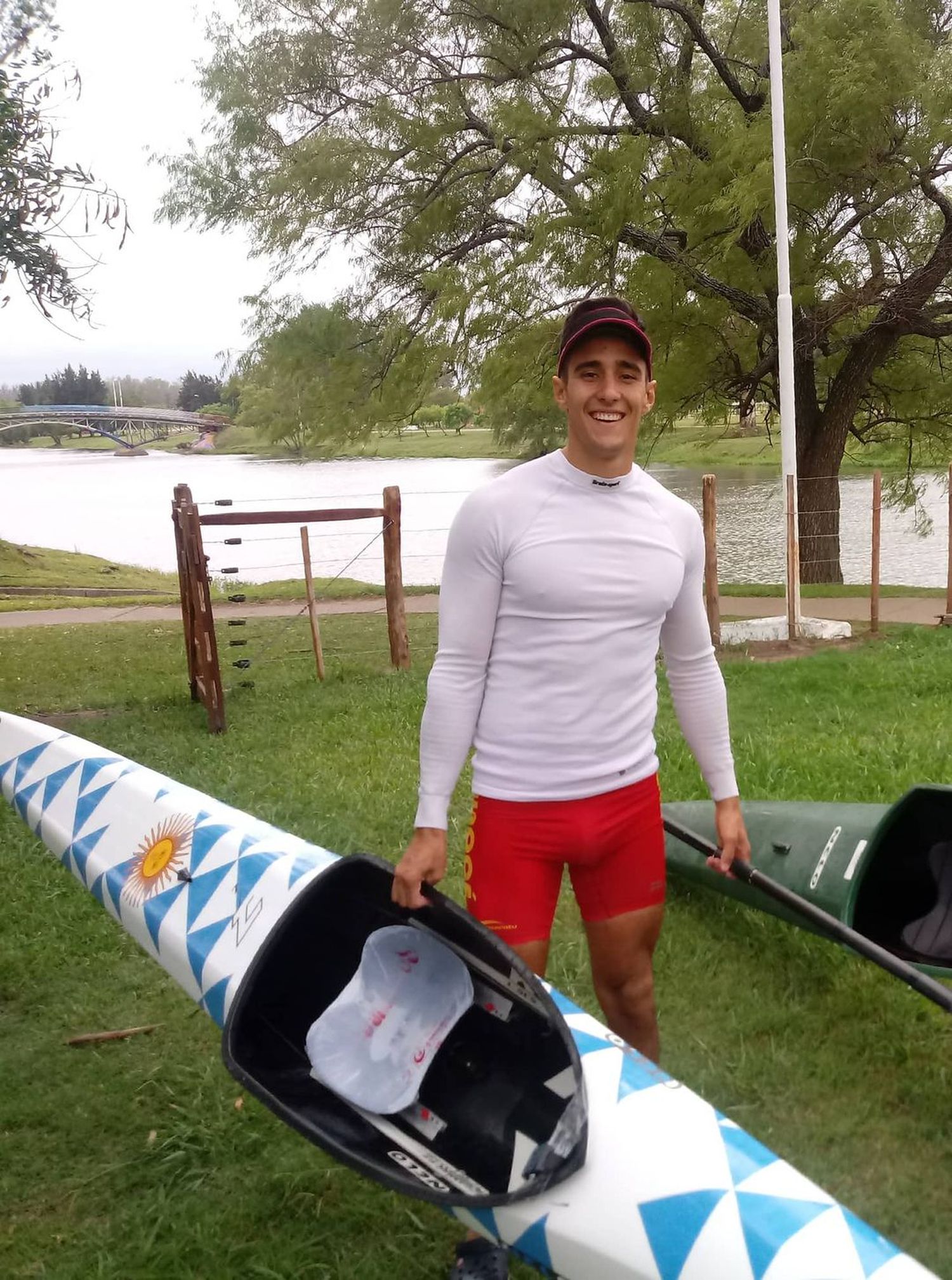 Canotaje: Agustín Rodríguez entrenó junto a Daniel Dal Bó