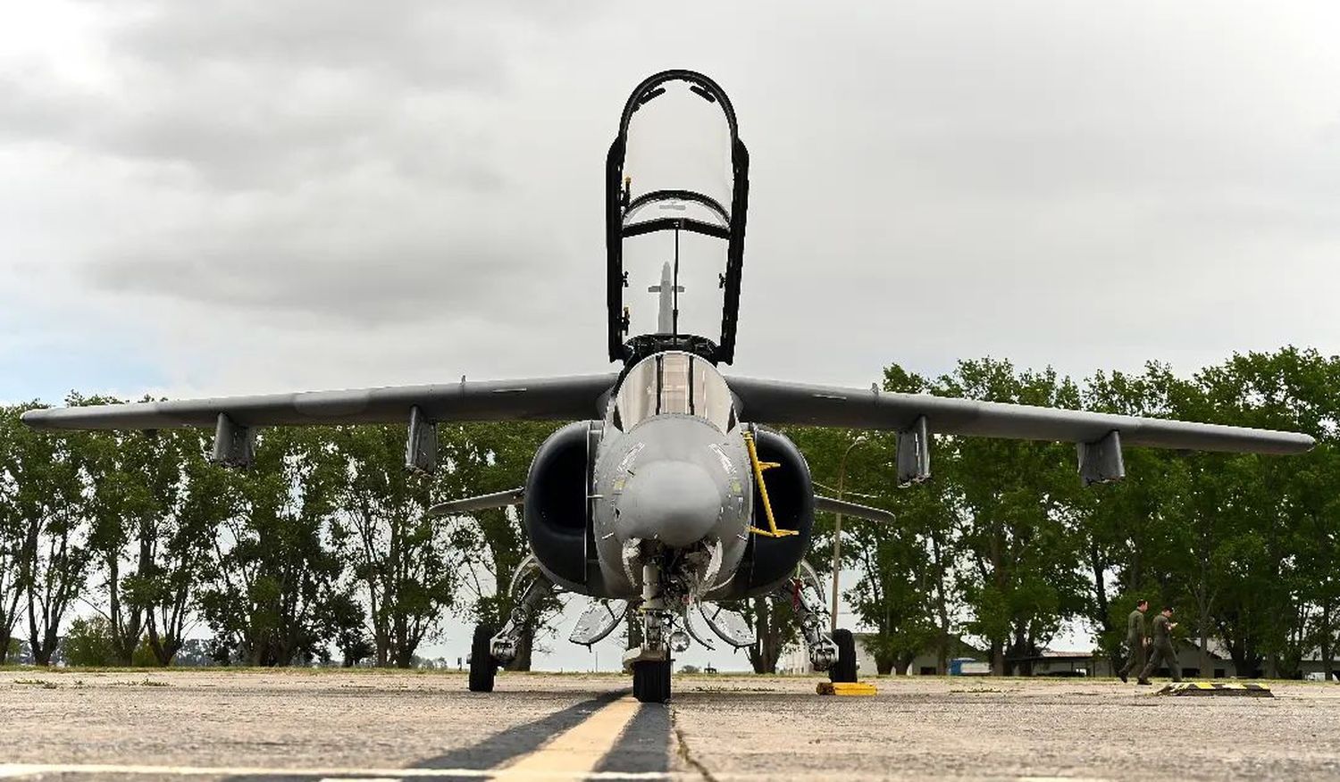 En Tandil. Ejercicios de la VI Brigada Aérea de Tandil